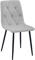 FDY Scaun Bucatarie/Dining Fido Material Textil Gri Deschis