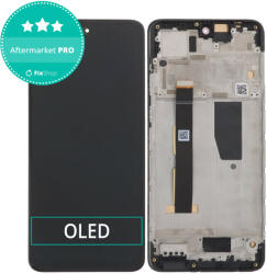 Motorola Moto G84 XT2347 - Ecran LCD + Sticlă Tactilă + Ramă (Black) OLED, Black
