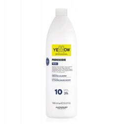 Yellow YELLOW Peroxide Tech+ 3% 10Vol - Emulsie Oxidanta Profesionala pentru Colorare Uniforma si Stralucitoare, 1000 ml