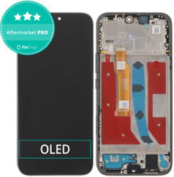 Honor 400 Lite - Ecran LCD + Sticlă Tactilă + Ramă (Velvet Black) OLED, Velvet Black