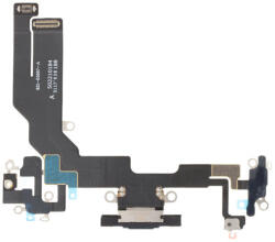Apple iPhone 16e, 17e - Conector de Încărcare + Cablu Flex (Black), Black
