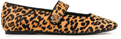 Karl Lagerfeld Balerine Konnie Mary Jane KL40183A 020-tan lthr w/black (KL40183A-020)