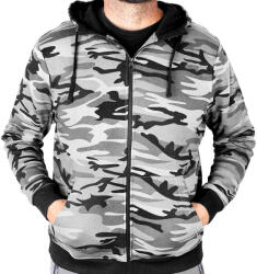  Hanorac camuflaj bărbătesc Malfini alb-negru (Hanorac outdoor) (2731M4)