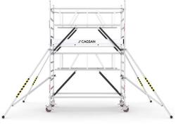 CAGSAN ProTUBE LN230_(240) gurulóállvány - dupla széles (Munkamagasság: 4, 3m) (ProTUBE LN230_(240))