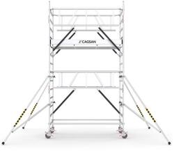 CAGSAN ProTUBE LN320_(240) gurulóállvány - dupla széles (Munkamagasság: 5, 2m) (ProTUBE LN320_(240))