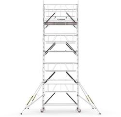 CAGSAN ProTUBE LN650_(240) gurulóállvány - dupla széles (Munkamagasság: 8, 5m) (ProTUBE LN650_(240))