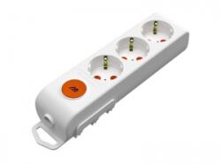  Cap Prelungitor 3 Prize Cu Intrerupator Ritech (60934)