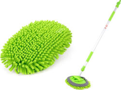 AMiO Perie de Spălare pentru Caroserie Auto Perie Telescopică pentru Mașină 98-168cm Verde 02397 (02397)