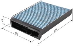 Bosch Filtru, aer habitaclu BOSCH FILTRU+ 0 986 628 502 (0 986 628 502)