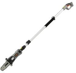 TOYA 78203 akkus magassági láncfűrész 20 V | Vágás hossz 200 mm | Magasság 2140 - 2740 mm | Szénkefés | Akku és töltő nélkül | Kartondobozban (78203)