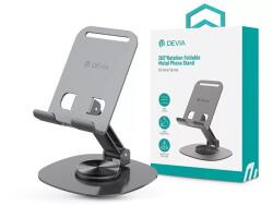 DEVIA ST111868 Kintone Series összecsukható szürke asztali fém telefontartó (ST111868) - bestbyte