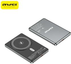 Awei PA-30 5000mAh MagSafe vezeték nélküli szürke powerbank