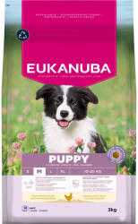 EUKANUBA 3kg Eukanuba Premium Nutrition Puppy Medium Breed csirke száraz kutyatáp