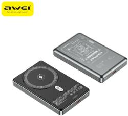 Awei Indukciós powerbank Awei PA-31 10000mAh MagSafe szürke - smartdiszkont