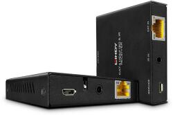 Lindy 50m Cat. 6 HDMI 4K60 és IR hosszabbító PoC-val és Loop Out-tal