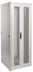 Legrand EVO32U8010EE 19" 32U 800x1000x1449 dupla perforált első és hátsó ajtós hálózati állószekrény komplett Evoline (EVO32U8010EE) - officedepot