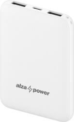 AlzaPower Onyx Gen2 5000mAh, 12W, fehér (APW-PBO05PDW)