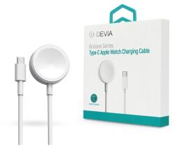 DEVIA ST381973 Smart Series Apple Watch-hoz Type-C fehér mágneses töltőkábel (ST381973) - officedepot
