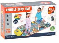 Man Yuk Toys Zenélő játszószőnyeg, járművek - 86 cm