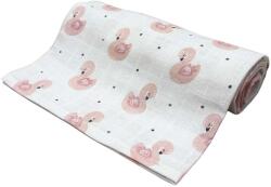 Prem Internacional PREM INTERNATIONAL Tetra törölköző 90 × 100 cm Rózsaszín hattyú, 1 darabos kiszerelés