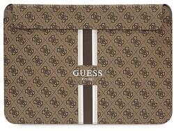GUESS Sleeve GUCS14P4RPSW 14" Barna/barna 4G Nyomtatott Csíkok