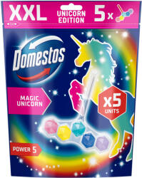 Domestos Bloc de reîmprospătare pentru toaletă Domestos Power5 Magic Unicorn (5x50g) (8720182917539)