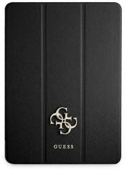 GUESS Guic12Pusasbk iPad 12, 9" 2021 Fekete Saffiano Collection Könyvtok