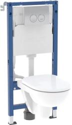 Geberit Duofix Basic keret készlet tállal, deszkával és gombbal 118.339. 21.3 (118339213)