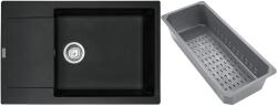 Franke Maris gránit mosogató lefolyóbetéttel 78x50 cm szürke/grafit/onix 114.0741. 975 (1140741975)