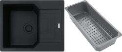 Franke Urban gránit mosogató lefolyóbetéttel 62x50 cm szürke/grafit/onix 114.0743. 097 (1140743097)
