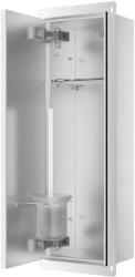 Balneo Wall-Box Brush wc-kefe tartó acél B0401060105-02 (B040106010502)