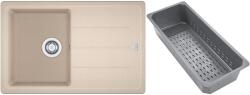 Franke Basis gránit mosogató lefolyóbetéttel 78x50 cm bézs 114.0741. 960 (1140741960)
