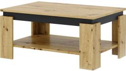 WIPMEB Dohányzóasztal LUNO artisan tölgy/fekete 5905815724903 (WM0169)