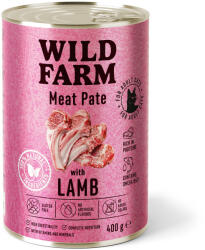  Wild Farm WILD FARM Pate bárányhússal 400g - gluténmentes macskaeledel