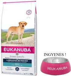 EUKANUBA Eukanuba Adult Labrador Retriever 12kg + INGYENES Eukanuba tál!
