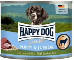 Happy Dog Sensible Puppy & Junior Lamm & Reis konzerv (12 x 200 g) 2.4kg