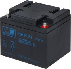 MW Power MPLPower MW 40-12 12 V 40 Ah AGM VRLA Akkumulátor (12V/40AH-MW) (12V/40AH-MW)