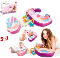 Chipolino Мултифункционална бебешка възглавница 5 в 1 Chipolino - Розова (PWB025022PI) - kindermarket
