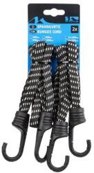 M-Wave Bungee Multi 60 4-szálas extra erős csomagtartó leszorító gumipók, 60 cm, párban, fekete-fehér