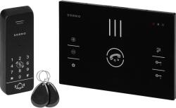 ORNO Sandi, Egycsaládos Ajtóbejárati Rendszer, Kézibeszélő, 2 Vezetékes Kulcs Nélküli Beléptető, Billentyűzet, Rfid, Fekete Színű (OR-DOM-BA-933/B) (OR-DOM-BA-933/B)