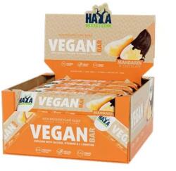 HAYA LABS - Vegan Protein Bar - Mandarin és Csokoládé íz - 12 X 40 G