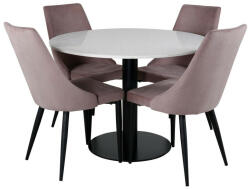  Étkezőgarnitúra Dallas 1169 (Rózsaszín + Fekete)