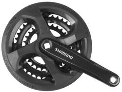  Hajtómű alu 170mm 48/38/28 shimano tourney fekete