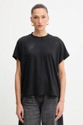 BOSS Orange pamut póló - fekete XS - answear - 19 990 Ft