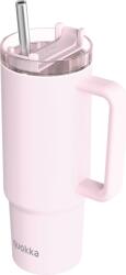 QUOKKA Pahar termic cu pai Quokka Stream, 950 ml, roz deschis (40037)