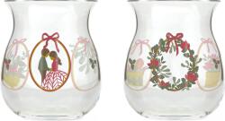 Holmegaard Sfeșnice pentru lumânări tip pastilă Holmegaard Christmas 2025, 2 buc (4800574)