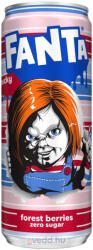 Fanta Halloween Chucky Szénsavas Üdítőital 0, 33L Zero Forest Berries (DRS)*