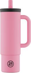 24Bottles Cana termoizolantă Straw Flamingo, 800 ml (002238)