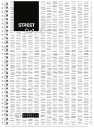 STREET Spirálfüzet STREET Pad A4 kockás 100 lapos fehér (67125) - nyomtassingyen