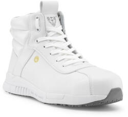 TOP Védőbakancs S3 ESD SRC mikrofiber felsőrész, EVA/gumi talp, fehér, 37 (TE_WH_SPORTY_MID_S3-37)